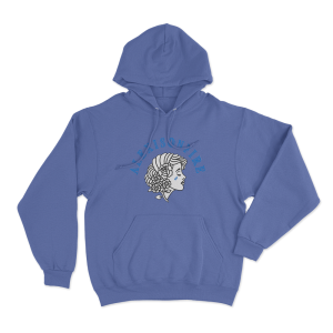 Teardrop Unisex Hoodie Blue